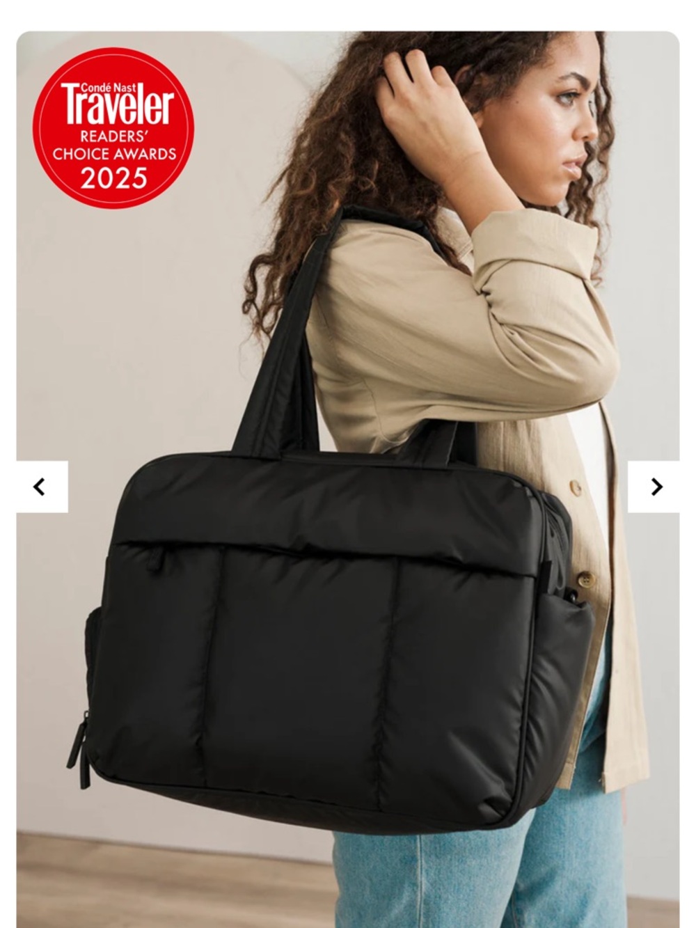 Luka Travel Duffle - matte black